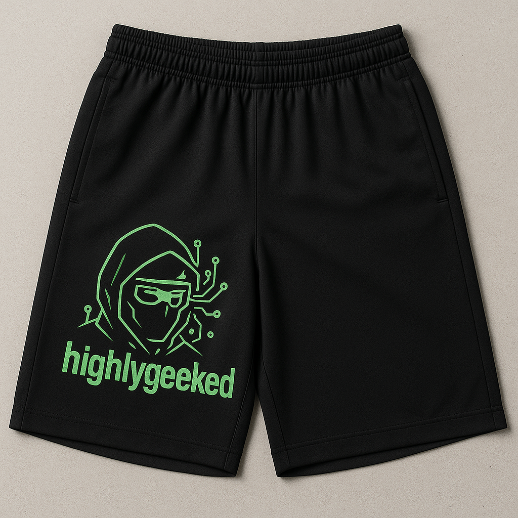 highlygeeked athletic shorts